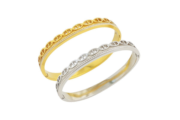 Brazalete trenzado - Acero inoxidable